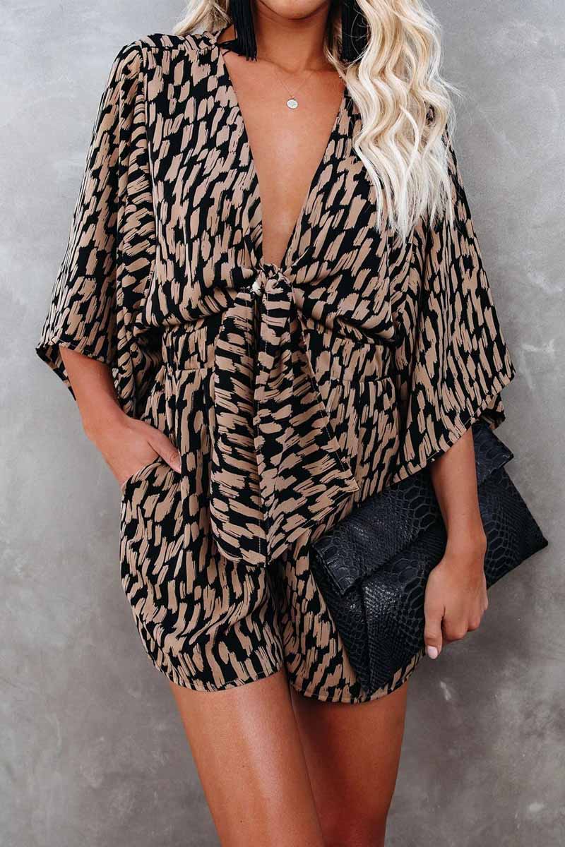LM | Wind In My Sails Cotton Pocketed Tie Romper