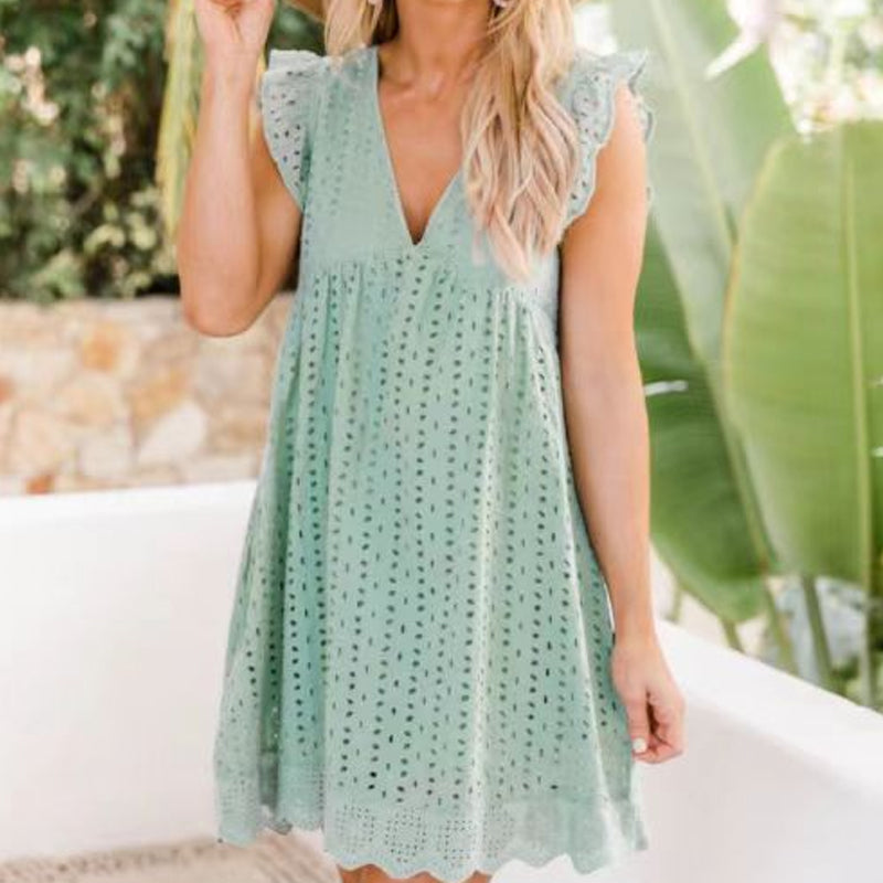 LM | California lace dress Romper