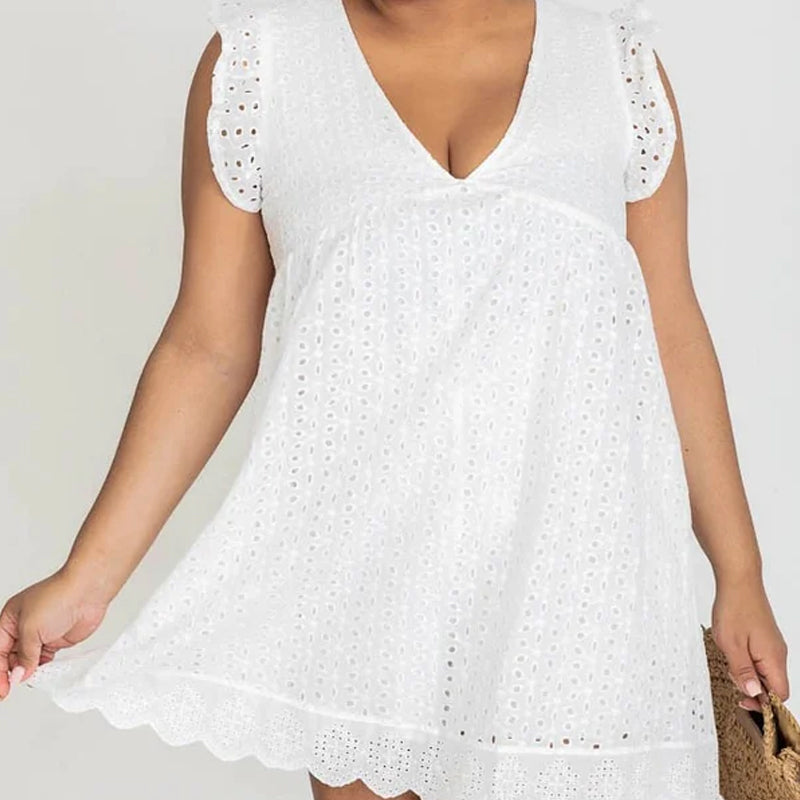 LM | California lace dress Romper