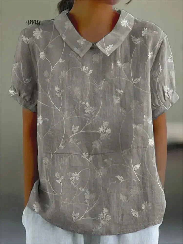 TS | Blouse with floral print for women