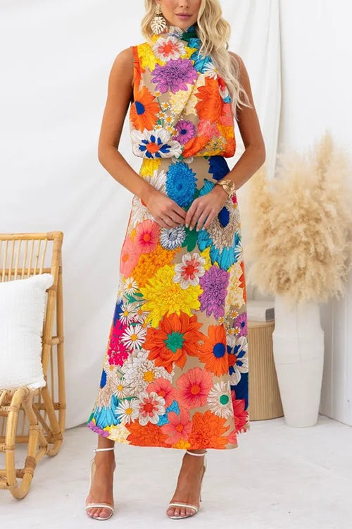 LM | Liora maxi dress with floral print