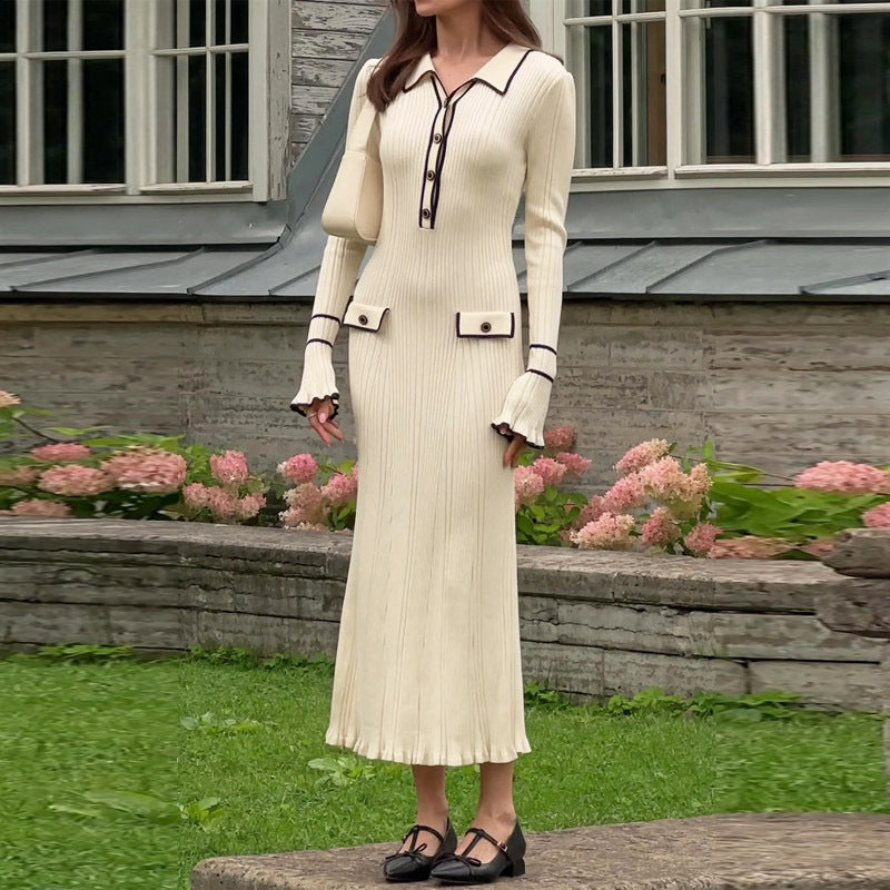 LM | Rib knit maxi dress