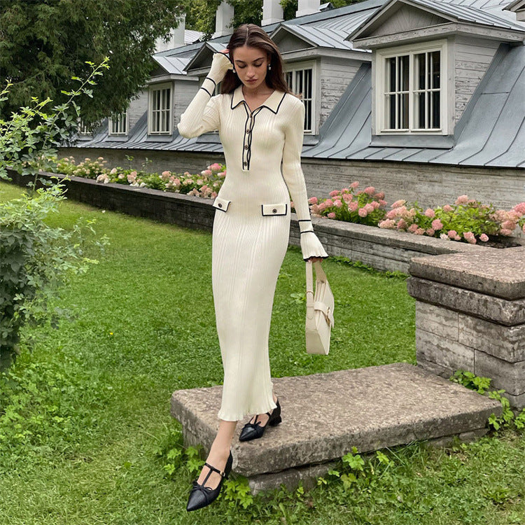 LM | Rib knit maxi dress