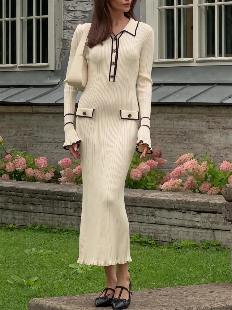 LM | Rib knit maxi dress