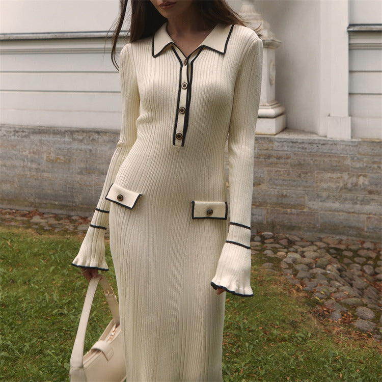 LM | Rib knit maxi dress