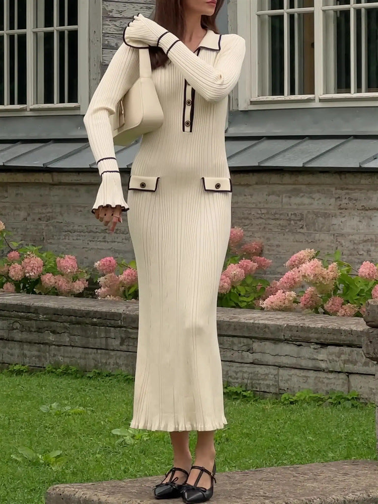 LM | Rib knit maxi dress