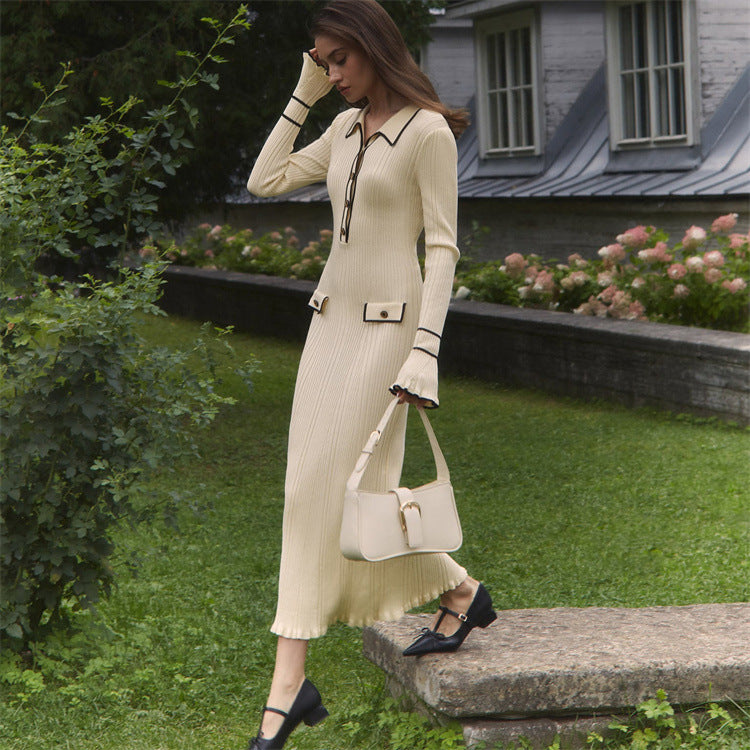 LM | Rib knit maxi dress