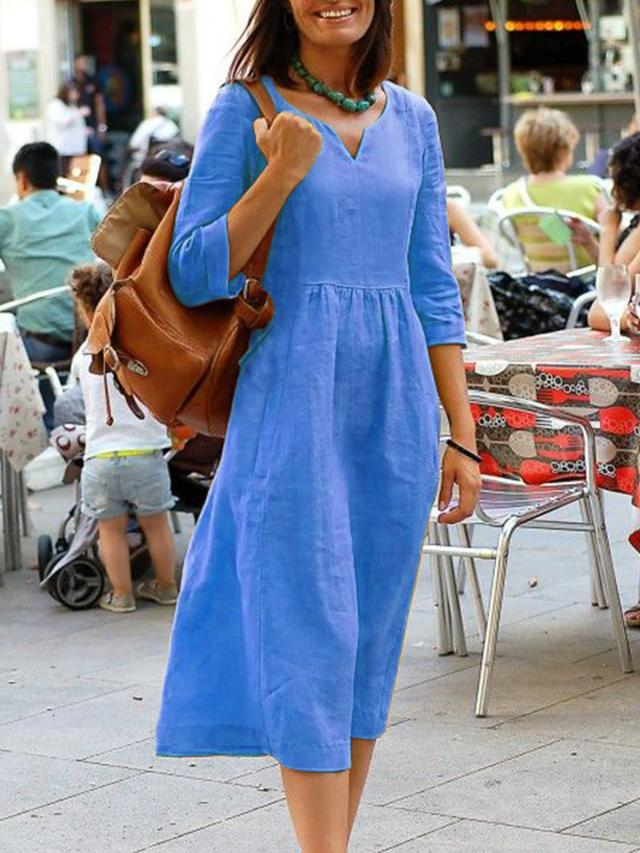 LM | elegant midi dress for women