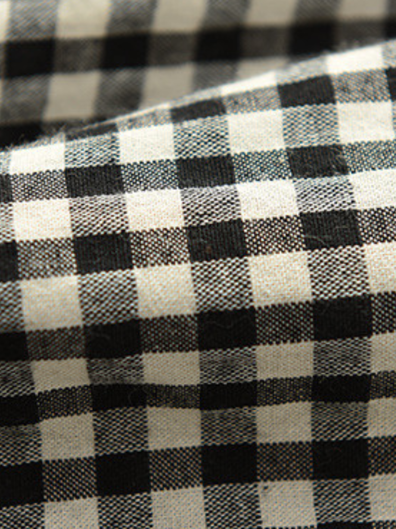 LM | Elastic Waist Plaid Casual Harem Pants Bottoms