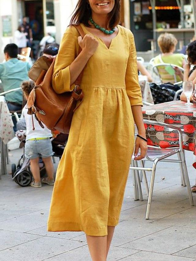 LM | elegant midi dress for women