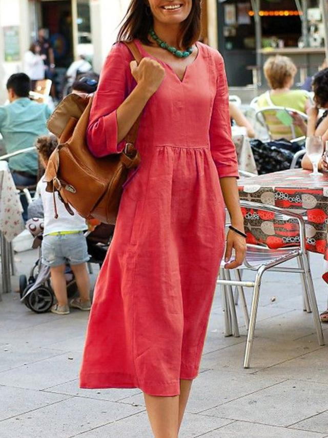 LM | elegant midi dress for women