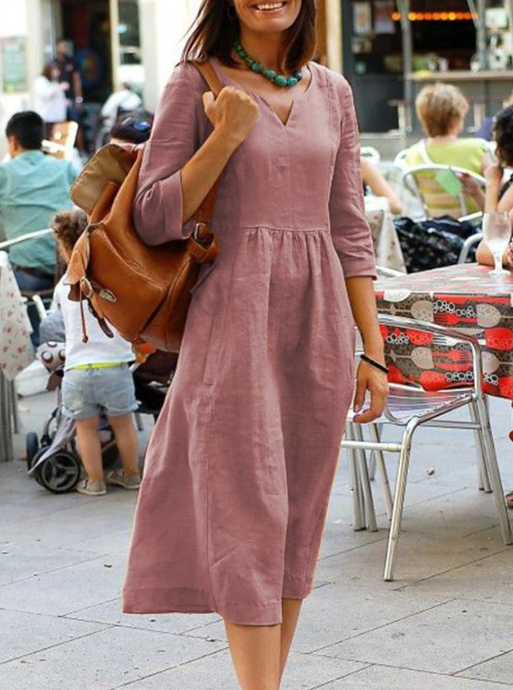 LM | elegant midi dress for women
