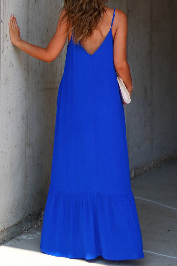 LM | KIMONIE Monochrome maxi dress with pocket