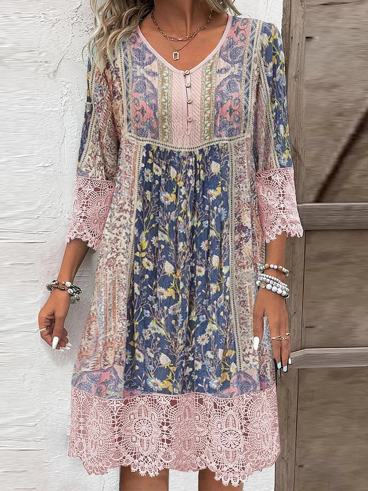 LM | Timeless lace midi dress