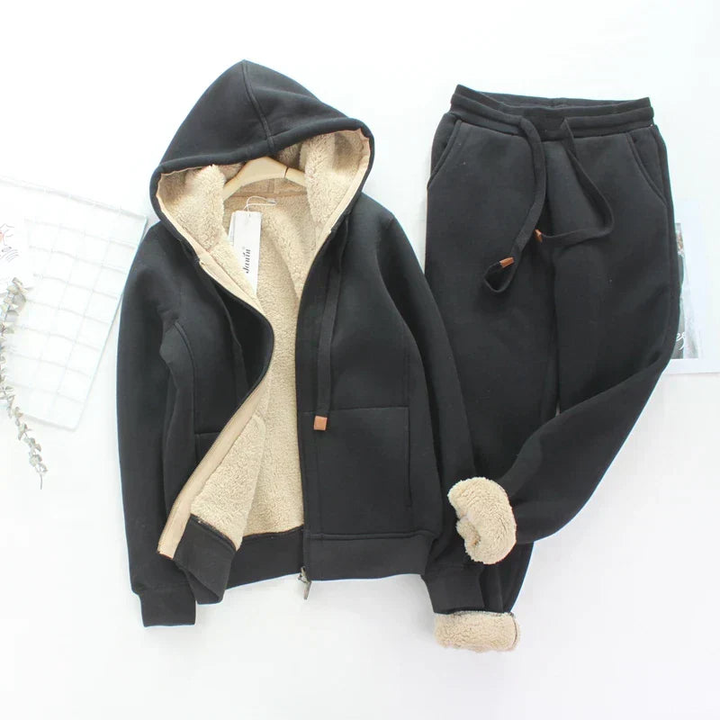 LM | Tailor-made and elegant set of winter jacket and trousers