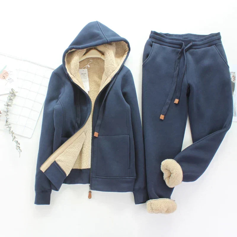 LM | Tailor-made and elegant set of winter jacket and trousers