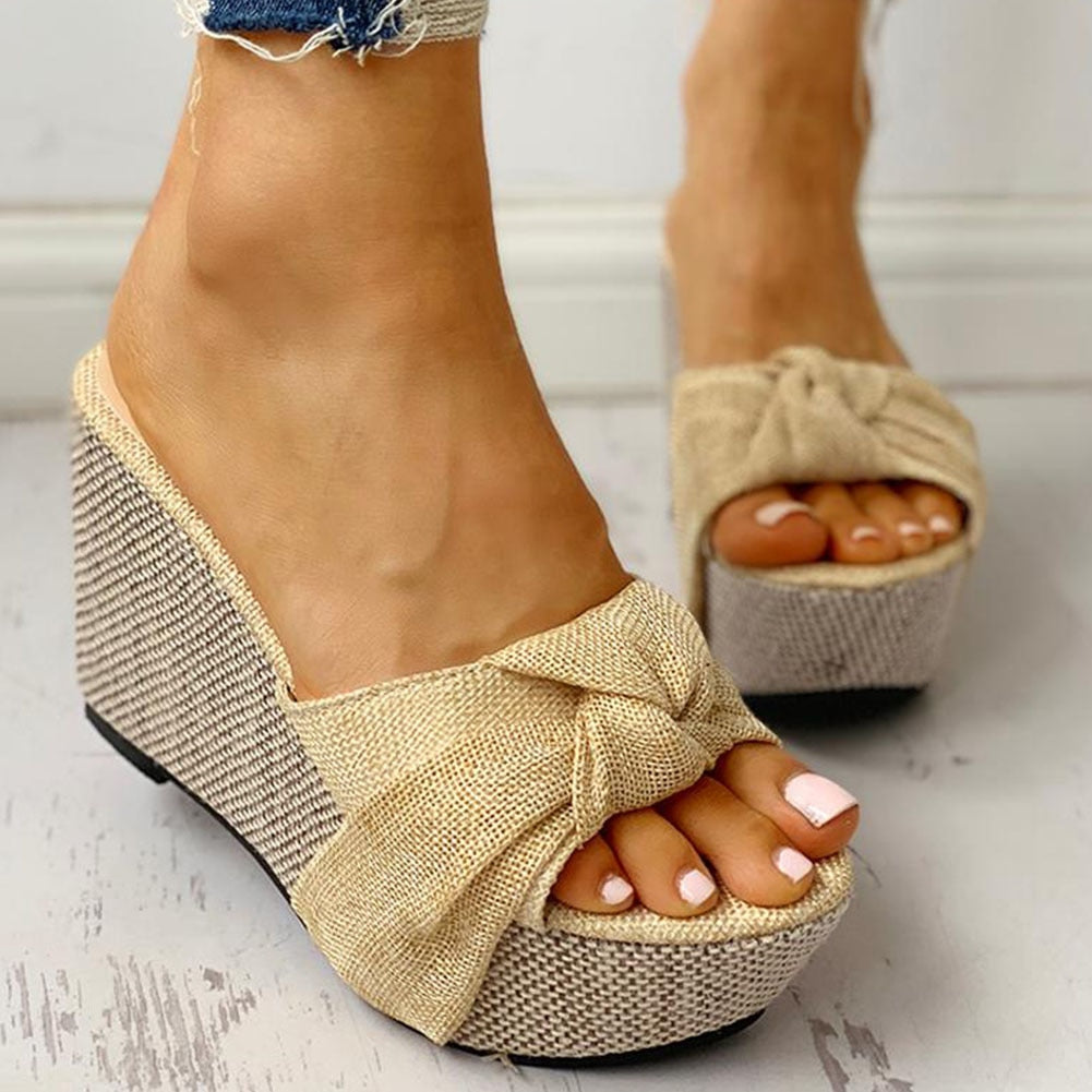 LM | - High Heels Wedge Heel Sandals Women