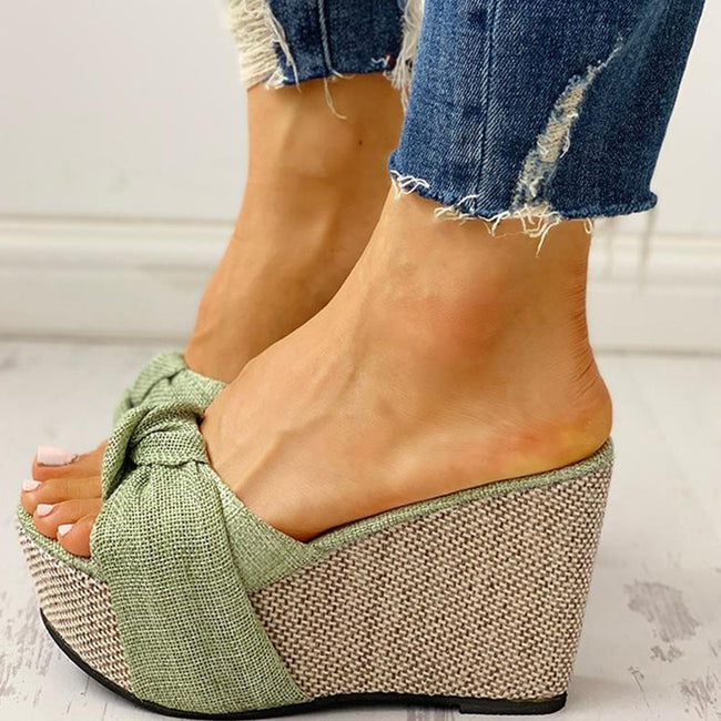 LM | - High Heels Wedge Heel Sandals Women