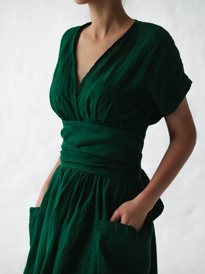 LM | elegant midi dress for women