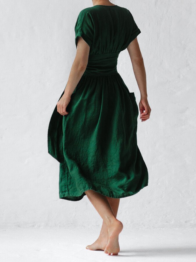LM | elegant midi dress for women