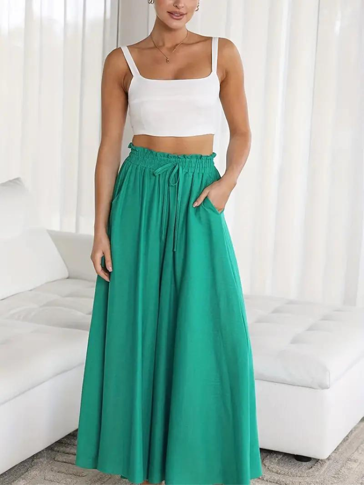 LM | Women's pants with high waist