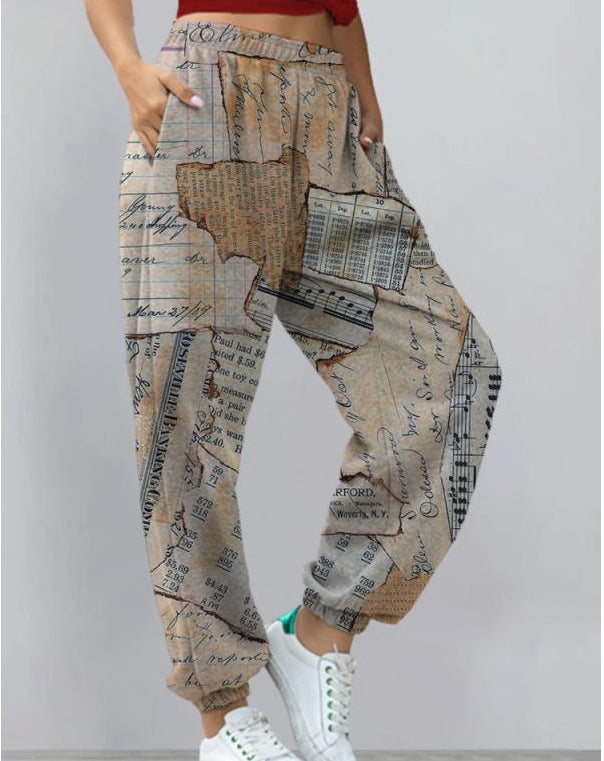 LM | Printed pants chic and elegant