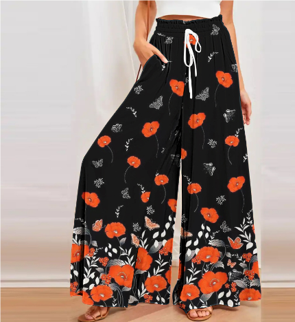 LM | Printed pants for women
