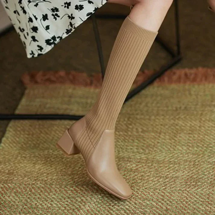 LM | Boots | Calf-high boots with high heels