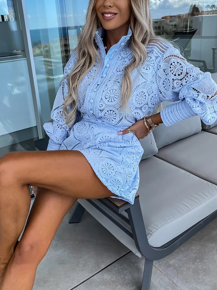 LM | Lace romper dress