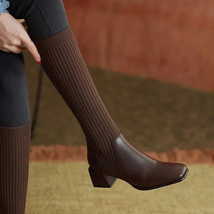 LM | Boots | Calf-high boots with high heels