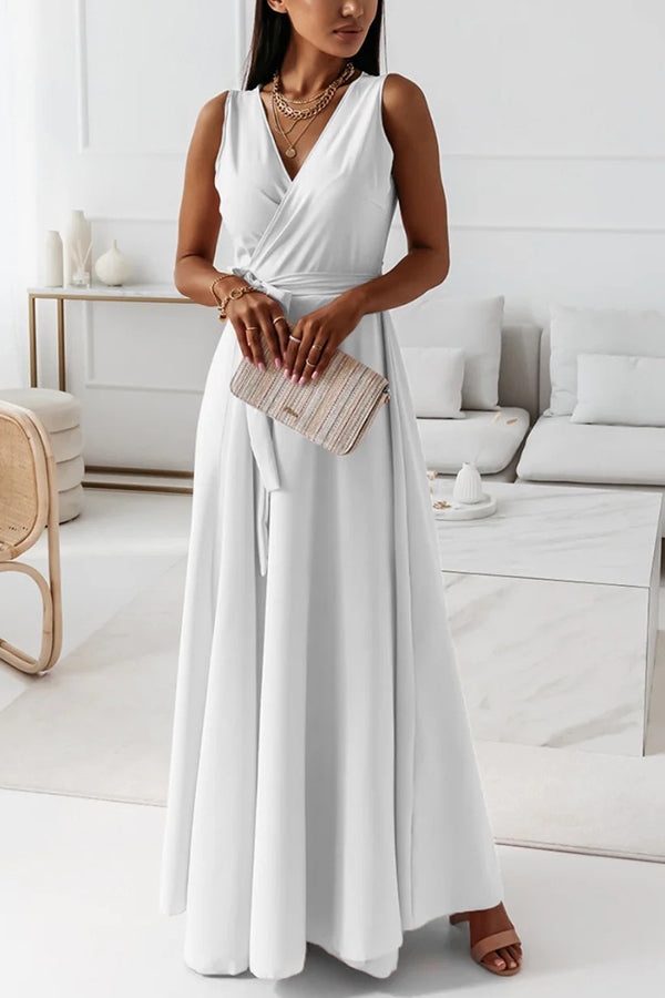 LM | Wrap strap maxi dress