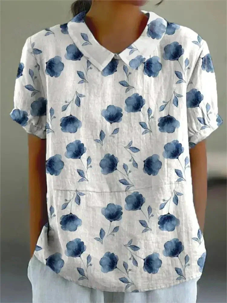 TS | Blouse with floral print for women