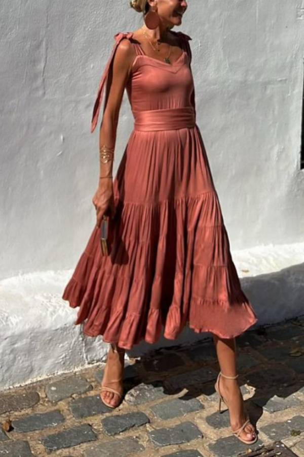 LM | Rocio tile midi dress