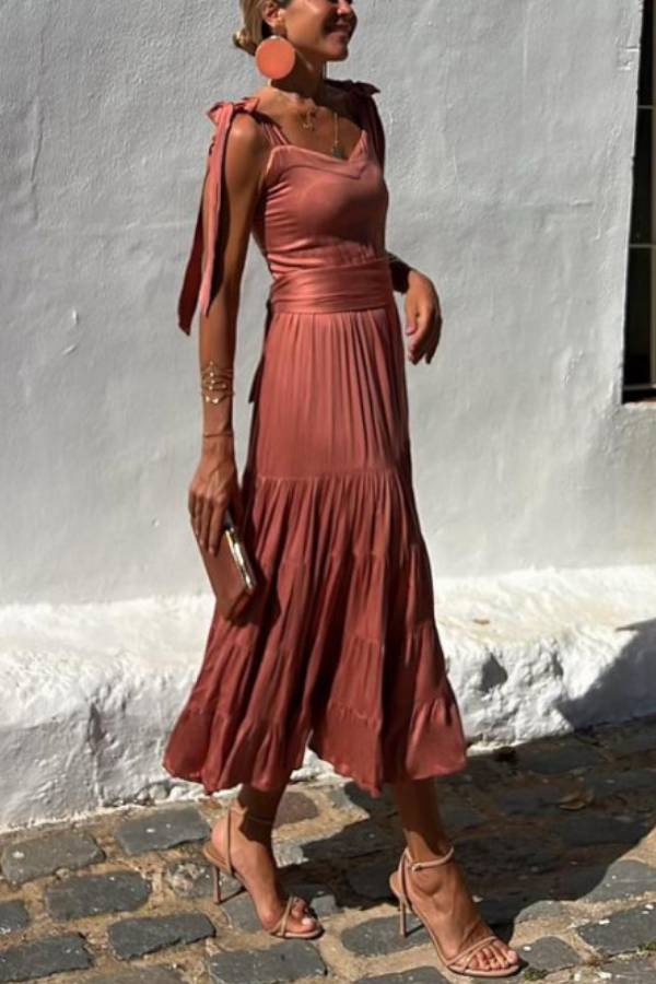 LM | Rocio tile midi dress