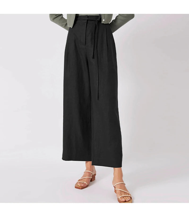 LM | Wide tie pants for women