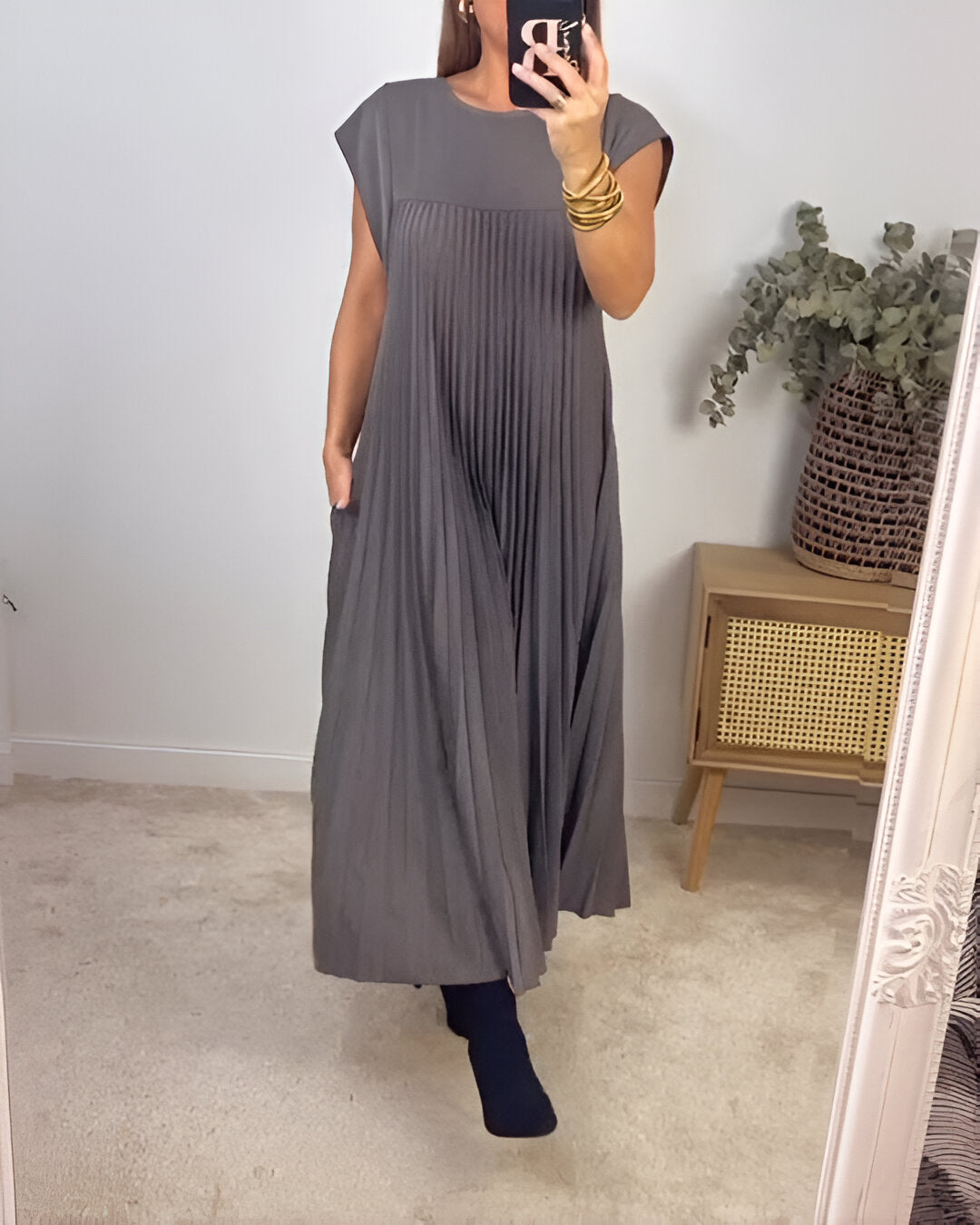 LM | elegant midi dress for women
