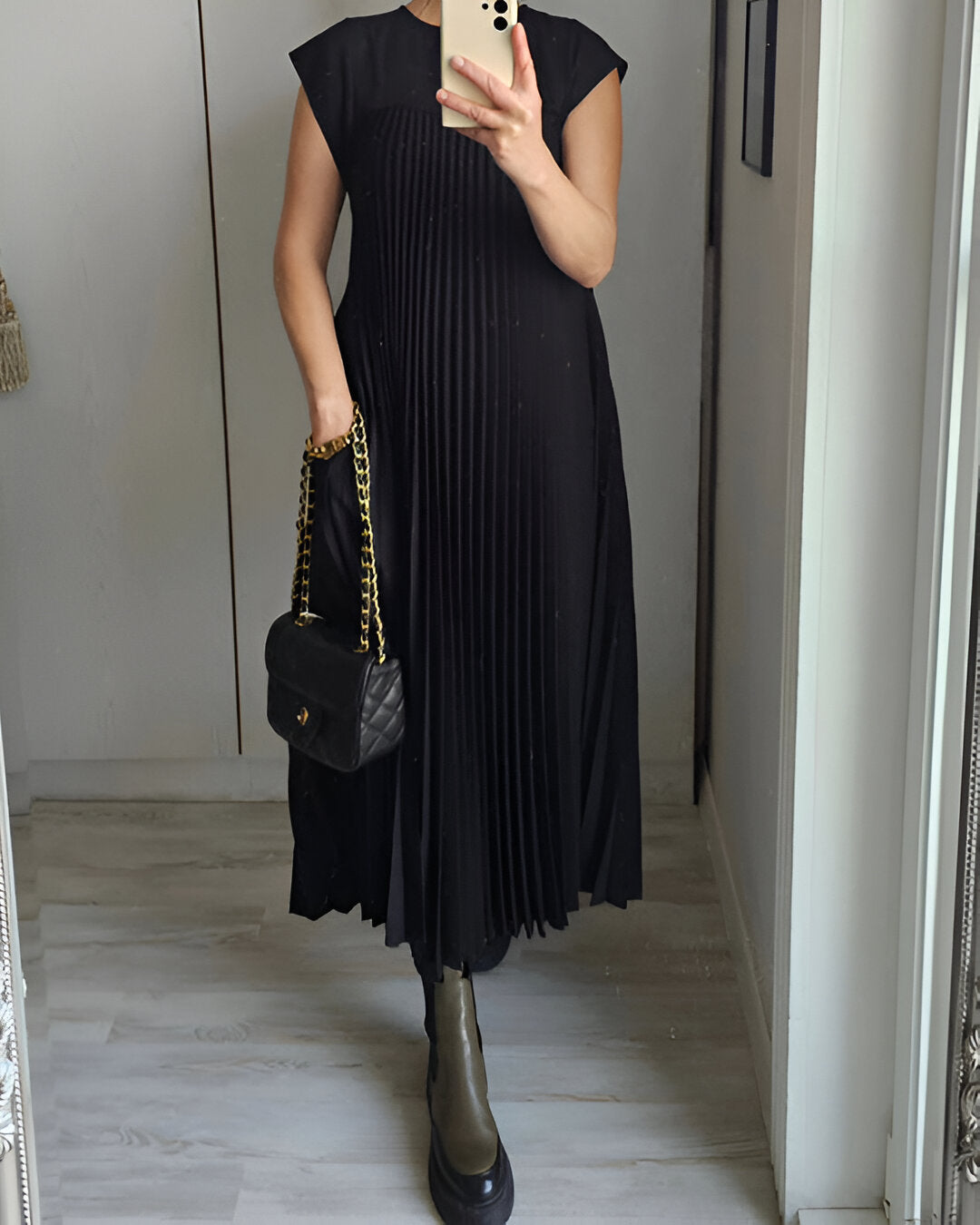 LM | elegant midi dress for women