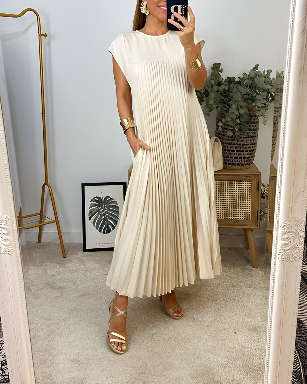 LM | elegant midi dress for women