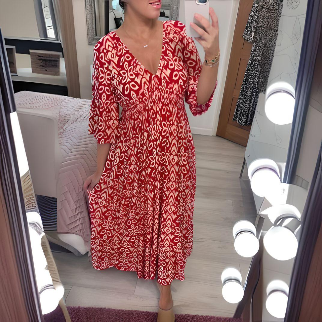 LM | Boho Chic Maxi Dress