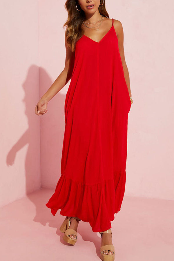 LM | KIMONIE Monochrome maxi dress with pocket