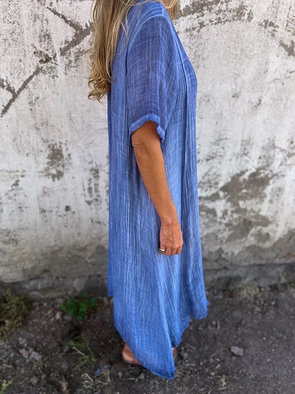 LM | Effortless maxi dress with V-neckline