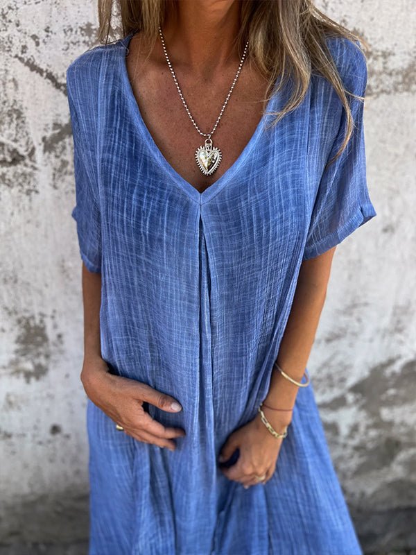 LM | Effortless maxi dress with V-neckline
