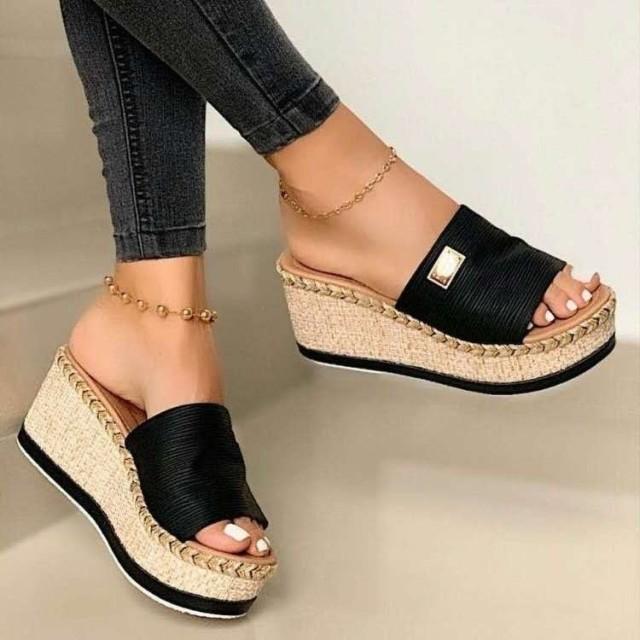 LM | Heels sandal thick bottom casual shoes