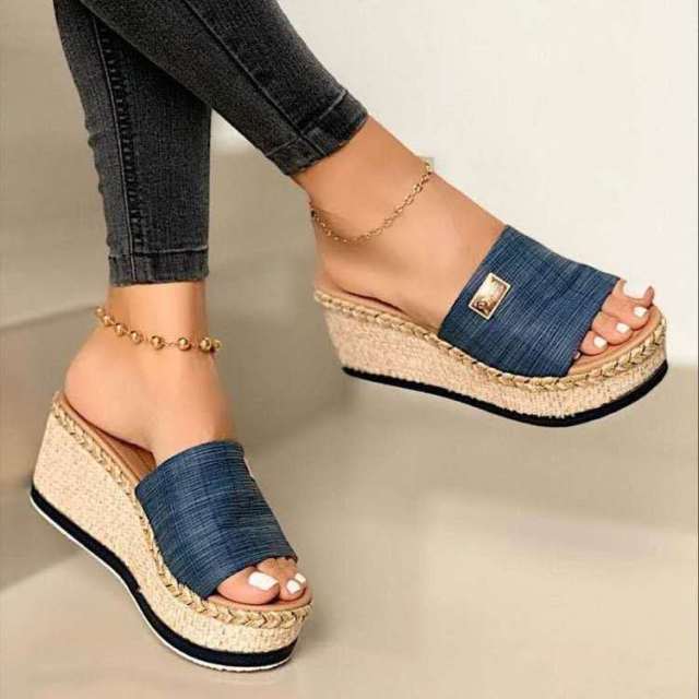 LM | Heels sandal thick bottom casual shoes
