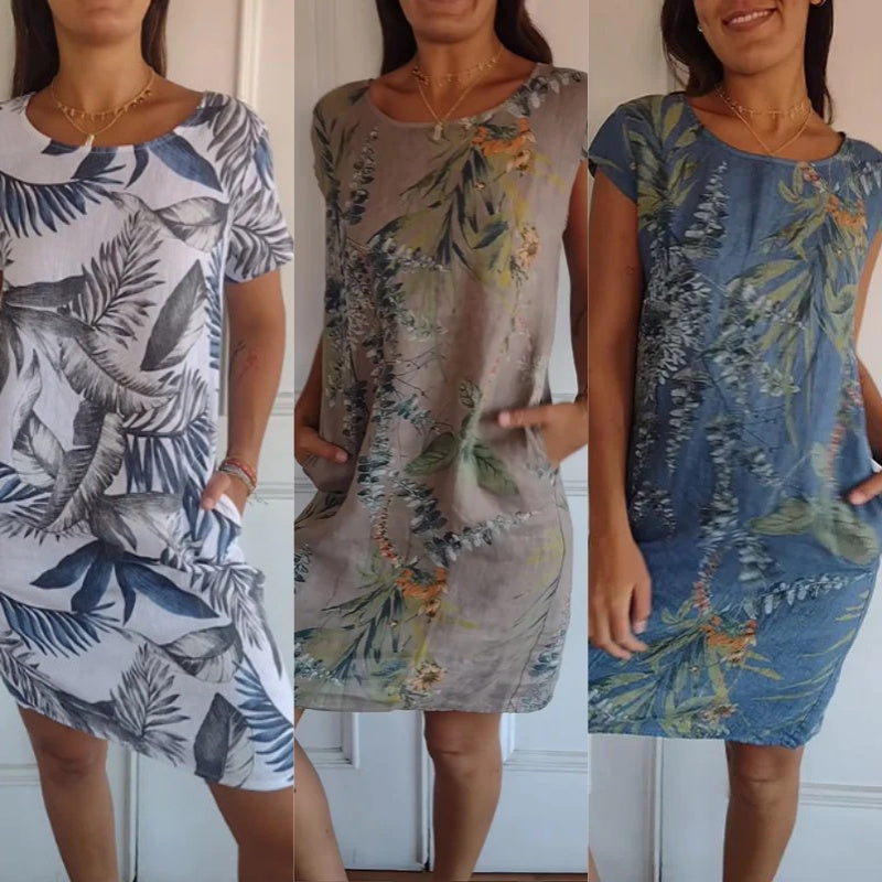 LM | Botanical midi dress