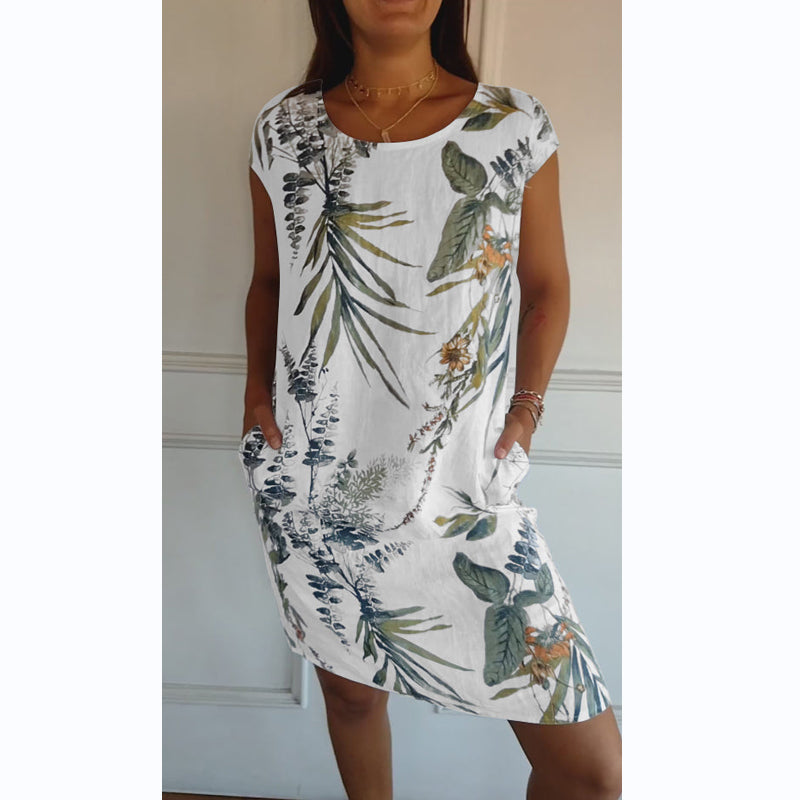 LM | Botanical midi dress