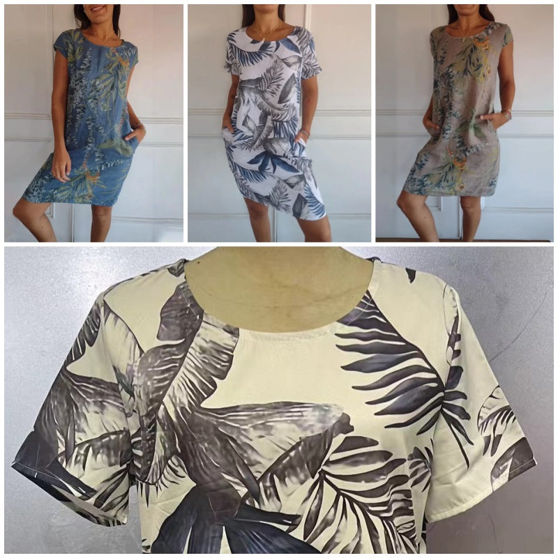 LM | Botanical midi dress