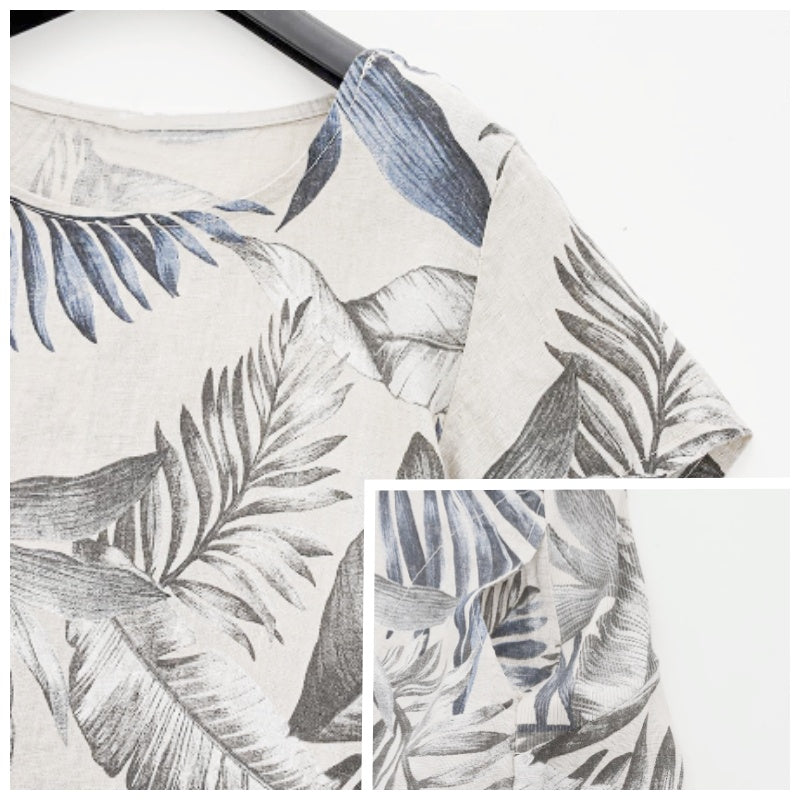LM | Botanical midi dress