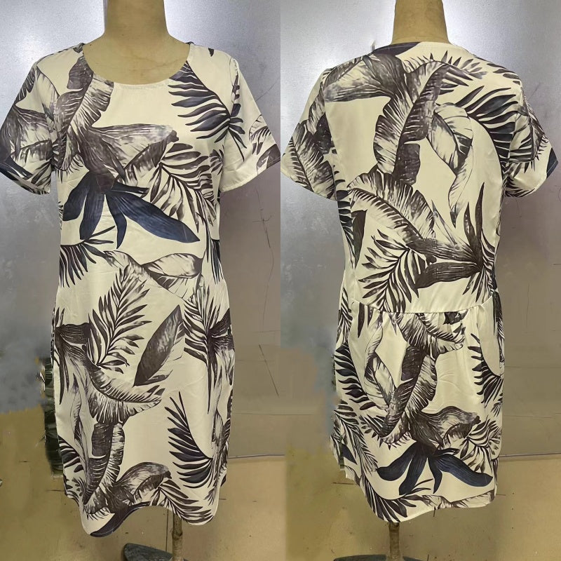 LM | Botanical midi dress