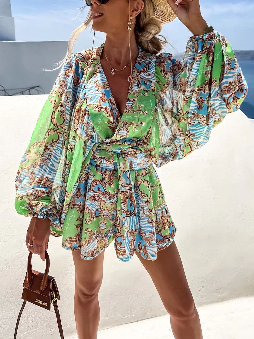 LM | Beach Top and pants Two-piece suit